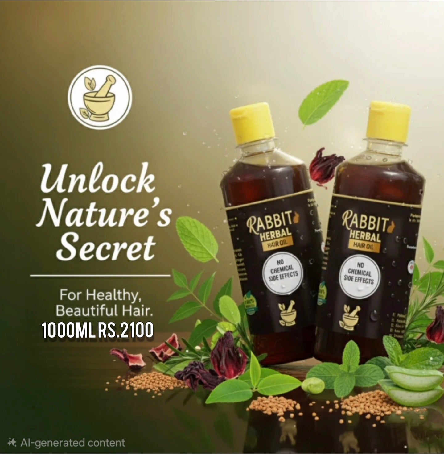 RABBIT HERBAL HAIR OIL