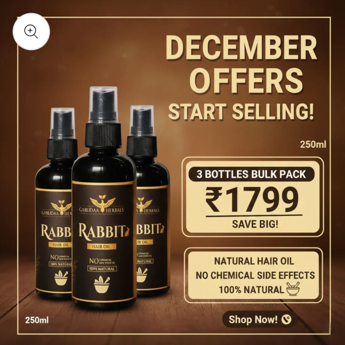 RABBIT HERBAL HAIR OIL