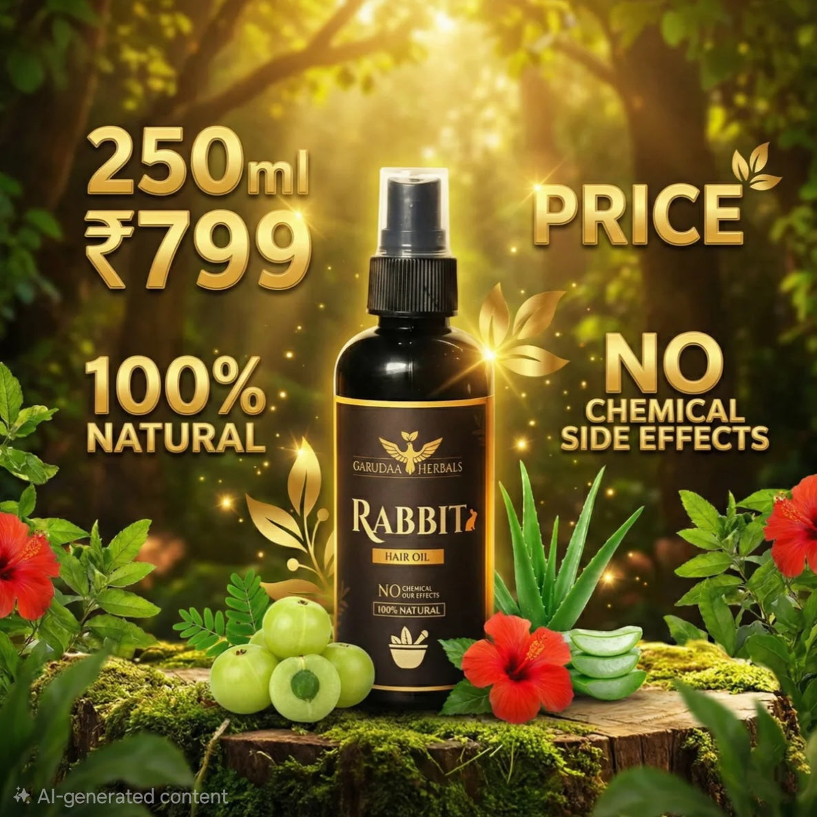 RABBIT HERBAL HAIR OIL